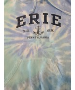 Colortone ~ ERIE Pennsylvania ~ Medium (M) ~ Blue Tie Dye ~ Hooded Sweat... - £20.50 GBP