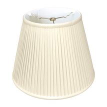 Royal Designs Deep Empire Side Pleated Basic Lamp Shade, Beige, 7.5&quot; x 12&quot; x 9.5 - £53.03 GBP+