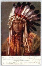 Hiawatha Native American Indian Tuck Oilette 1905 Postcard B48  - £7.79 GBP