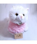 Miyoni Aurora Princess Kitty Cat Plush Persian White Crown Pink Cape pet... - €6,01 EUR