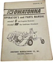 Manual OMC Owatonna Model S &amp; 101 Windrower &amp; Hay Conditioner Operator P... - £12.58 GBP