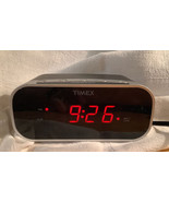 Timex LED Display Alarm Clock T121 Red, Black Digital Alarm with Battery... - £11.03 GBP