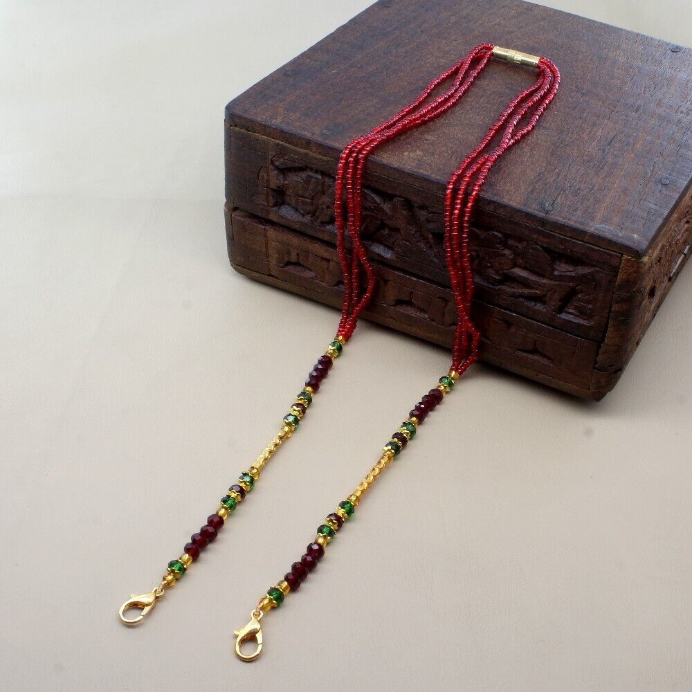 Primary image for Traditional Indian Tessal Style Mangalsutra Beads necklace
