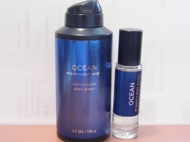 OCEAN  Men&#39;s Bath &amp; Body Work Body Spray &amp; MINI COLOGNE - $33.16