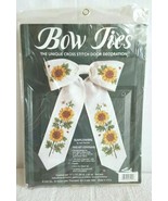 New JCA Country  Pumpkins Bow Ties Door Decor Counted Cross Stitch Kit #... - $380.59 MXN