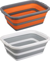2 Pack Collapsible Sink With 2.25 Gal / 8.5L Each, Foldable Dish Tub For Washing - £31.96 GBP