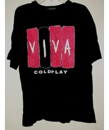 Coldplay Concert Tour T Shirt Viva Tour Vintage Size X-Large - $88.50 CAD