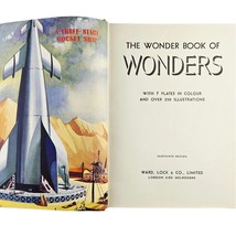 The Wonder Book of Wonders Antique Educational Hardcover 13th Ed Great Britain image 4