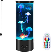 LEHAHA Jellyfish Lamp with 16 Color Changing Relax Mood Light Gift with Remote C - £29.91 GBP