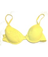 Lascana Yellow Push Up Underwire Bikini Top w/Remove Padding Size AA, A ... - £23.96 GBP