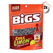 2x Bags | Bigs Tapatio Chile Limón Sunflower Seed Bags 5.35oz | Do Flavo... - £12.83 GBP