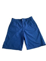 Under Armour Shorts Loose Fit Chino Navy Blue Size 14 Great Condition - $13.37