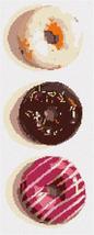 Pepita Needlepoint Canvas: Three Donuts, 5&quot; x 12&quot; - £48.75 GBP+