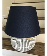 Ralph Lauren Rattan Wicker Table Lamp 23 in. tall ~New~ - $185.00