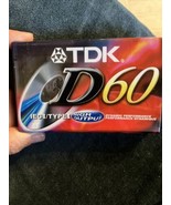 TDK D60 Blank Cassette Tape IECI/Type I High Output Sealed New (More Ava... - £6.03 GBP
