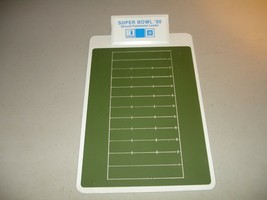 Vintage Super Bowl 1980 GM/Inland Football Coach Chalkboard/Clipboard, VG+ - £11.72 GBP
