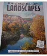 Vintage 1950s How to Draw &amp; Paint Landscapes Published by Walter T. Foster - $6.99