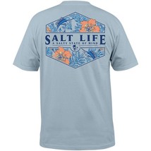 Mens Salt Life Sailin Tropics Badge Graphic Pocket S/S T-Shirt - Large -... - €17,49 EUR
