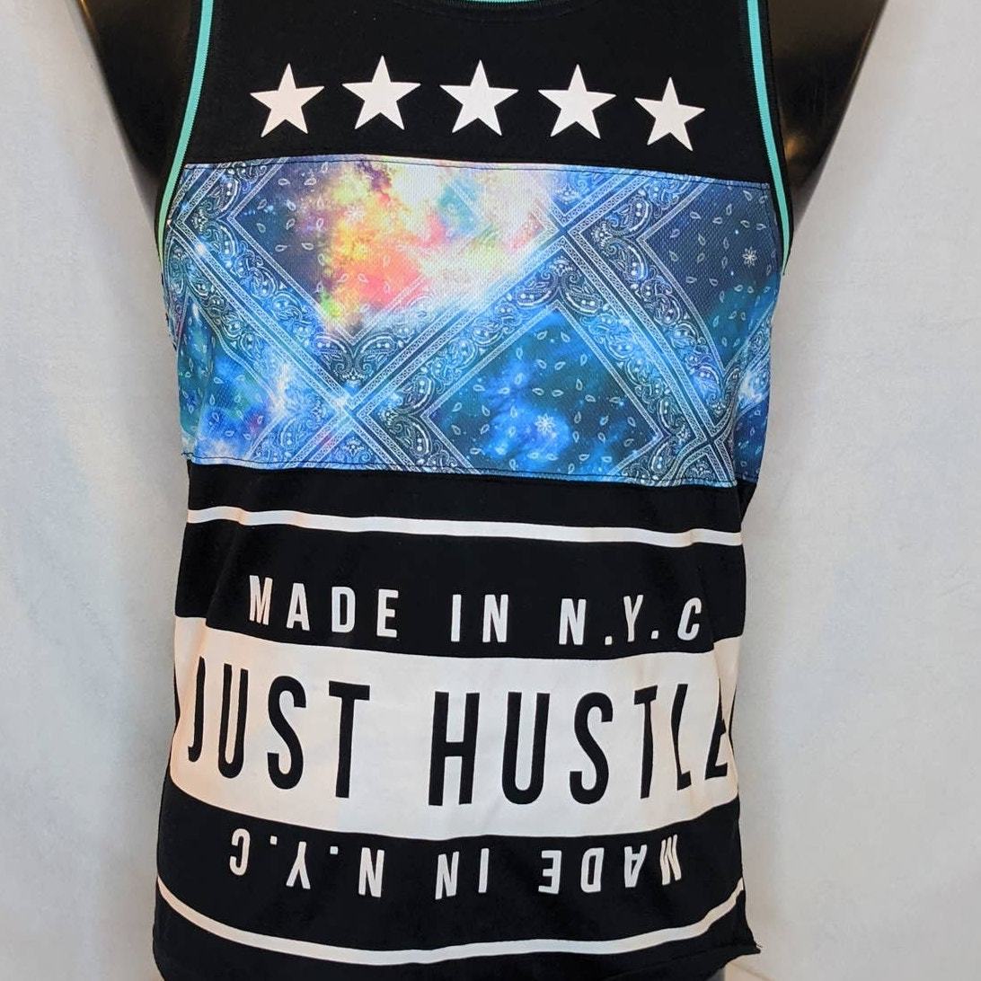 Men&#39;s Tank Top Master Piece Graphic Tank Top Black Small - $9.50