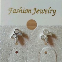 Prince Silver Symbol Stud Earrings Artist Logo  - $22.00