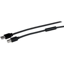 StarTech.com 9 m / 30 ft Active USB A to B Cable - M/M - Black USB 2.0 A to B Co - £32.53 GBP+