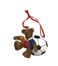 San Francisco Music Box Co. Kurt Adler Ornament Soccer Champ Bear Musica... - $7.95