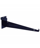 Only Hangers 12&quot; Black Slatwall Shelf Bracket Box of 12 - $63.23 CAD