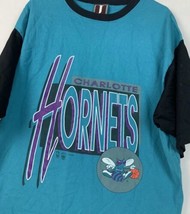Vintage Charlotte Hornets T Shirt NBA Basketball Team Logo Men’s XL USA 90s - £31.28 GBP