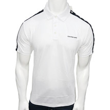 Nwt Calvin Klein Msrp $64.99 Men&#39;s White Short Sleeve Polo Rugby Shirt Size L - £27.40 GBP