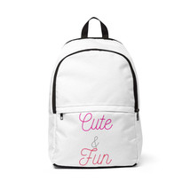 Cute and Fun Unisex Fabric Backpack - £52.75 GBP