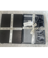 Italian Woollen Treasures Men&#39;s Pure WOOL GRAY BLACK PLAID Scarf 11&quot;X 70... - $669.94 MXN