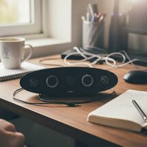 Upgraded USB Computer /Laptop Speaker with Stereo Sound &amp; Enhanced Bass - $332.57 MXN