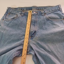 Carhartt Men's Jeans B17-STW Relaxed Fit Blue Cotton Denim Work Size 36X32 image 8