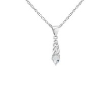 Celtic Sterling Silver Knotwork with Swarovski Crystal Pendant - $40.73