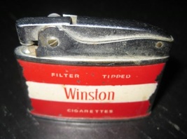 PENGUIN WINSTON Filter Tipped Cigarettes Flat Automatic Petrol Lighter Lot1 - £7.86 GBP