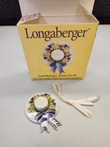 Longaberger Spring Early Blossoms Bonnet Basket Tie-On Accesory New 1999 - £10.63 GBP