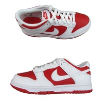 Nike Dunk Low GS Red White Shoes Size 5Y / Womens Size 6.5 NEW CW1590-600 - £79.09 GBP