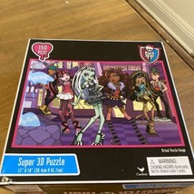 Monster High 3D Puzzle 2011 Mattel 150 Pieces Counted! Open box - £5.44 GBP