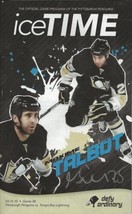 Max Talbot Signed 3/31/2010 Pittsburgh Penguins Icetime Program - £31.27 GBP