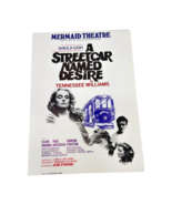 A Street Car Names Desire Sheila Gish Theater Play Flyer Mermaid Theatre... - £39.05 GBP