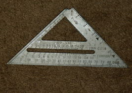 Aluminum Rafter Angle Square with Scale / 7 inch / Accuracy and Durability - £9.00 GBP