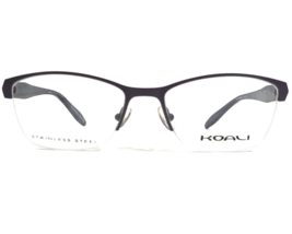 Morel Brille Rahmen KOALI 7493K PP032 Lila Cat Eye Halbe Felge 51-17-135 - £44.44 GBP