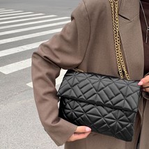 Women Fashion PU Leather Thick Chain Shoulder Handbag Purse Lady Small Casual Me - £22.42 GBP