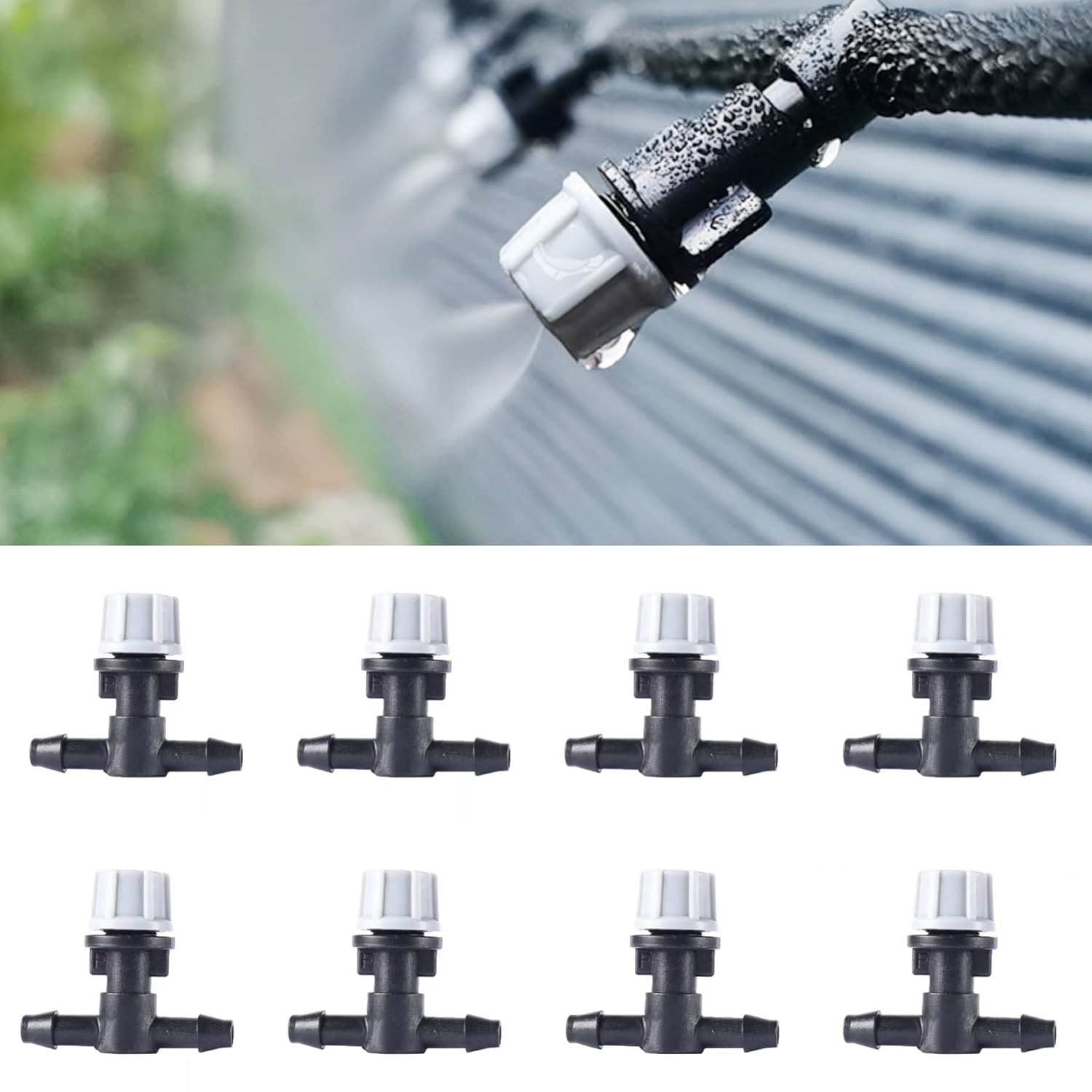 50Pcs Micro Spray Irrigation Drippers,Three-Way Integrated Atomizing Noz... - $38.99