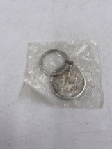 Vintage Detroit Tigers Round Metal Keyring Sealed in Bag but Discolored - £8.02 GBP