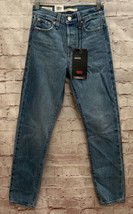 Levi&#39;s Jeans Womens 23 Premium Wedgie Buttonfly Big E Tapered 24x27.5 - $49.00