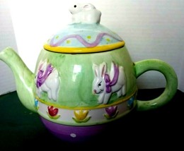 Vintage Darling Nantucket 6&quot; EASTER/ Spring Teapot, - $22.99