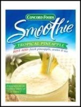 Concord Foods Tropical Pineapple Smoothie Mix, 2-Ounce Pouch (Case of 18) - £21.23 GBP