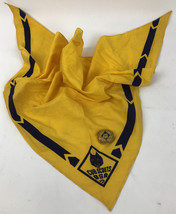 Cub Scout Wolf Neckerchief Yellow Scarf Bandana BSA Boy Scouts of America w BOLO - £15.92 GBP