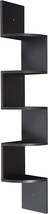Black Onespace 5 Tier Large Corner Wall Mount Shelf. - $762.12 MXN